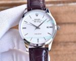 Replica Rolex Air-King White Dial Silver Bezel Watch Men's 40mm